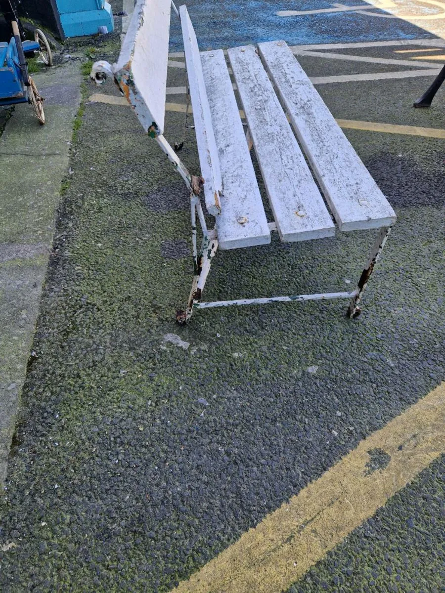 Vintage Garden Bench - Image 3