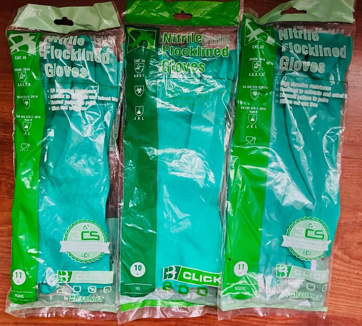 3new packed gloves - Image 2