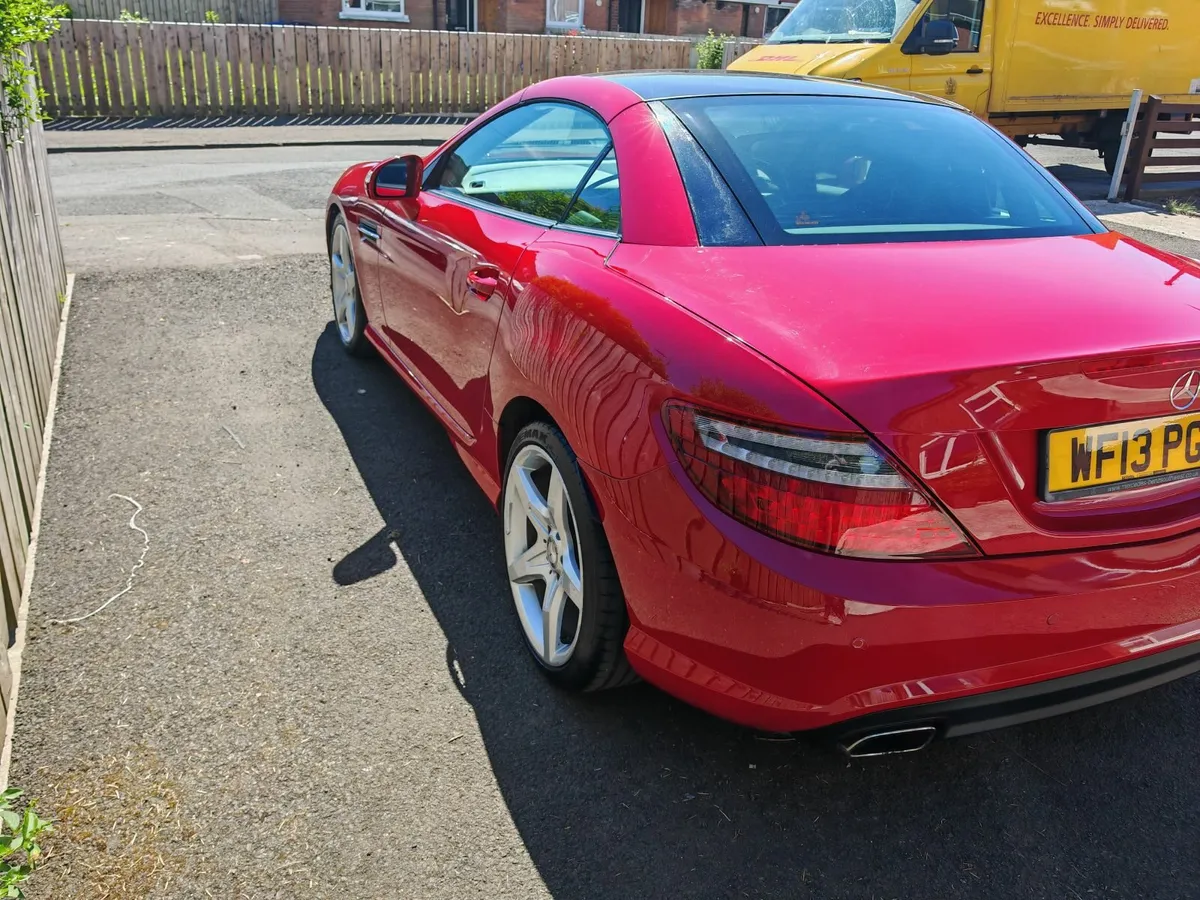 Low milage  mercedes slk 250 AMG blue efficiency - Image 4
