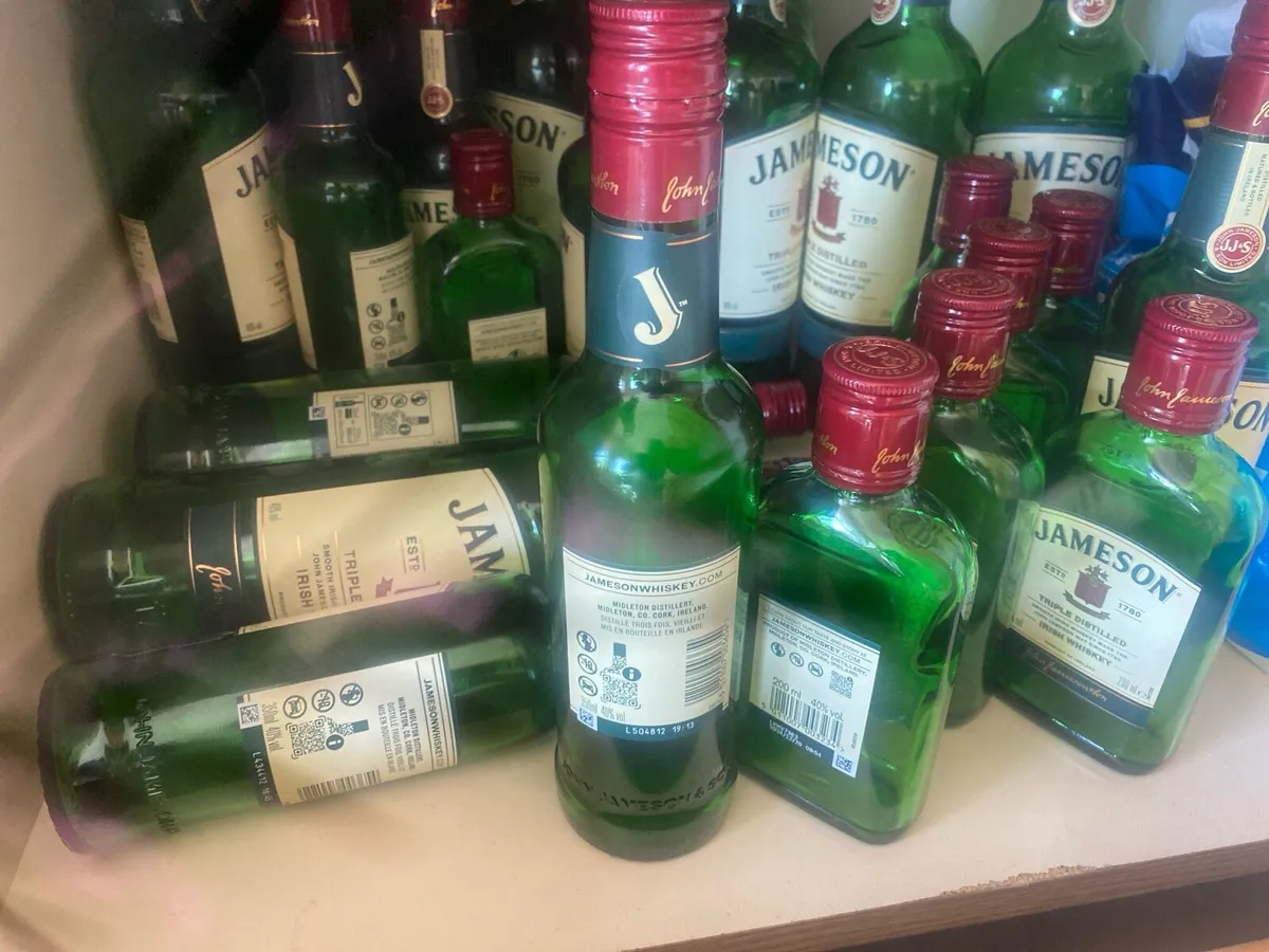 100 Jameson bottles