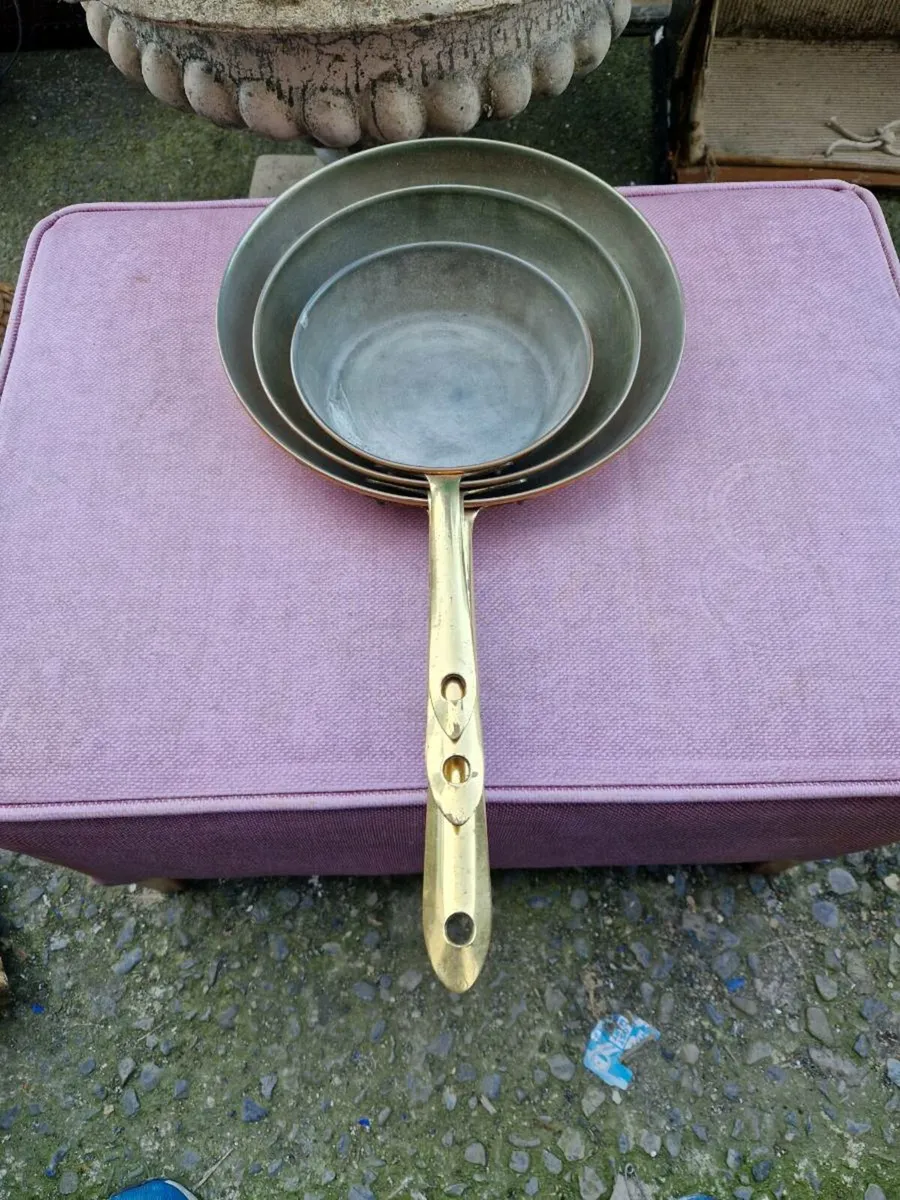 Copper Decorative Frying Pan's - Image 1