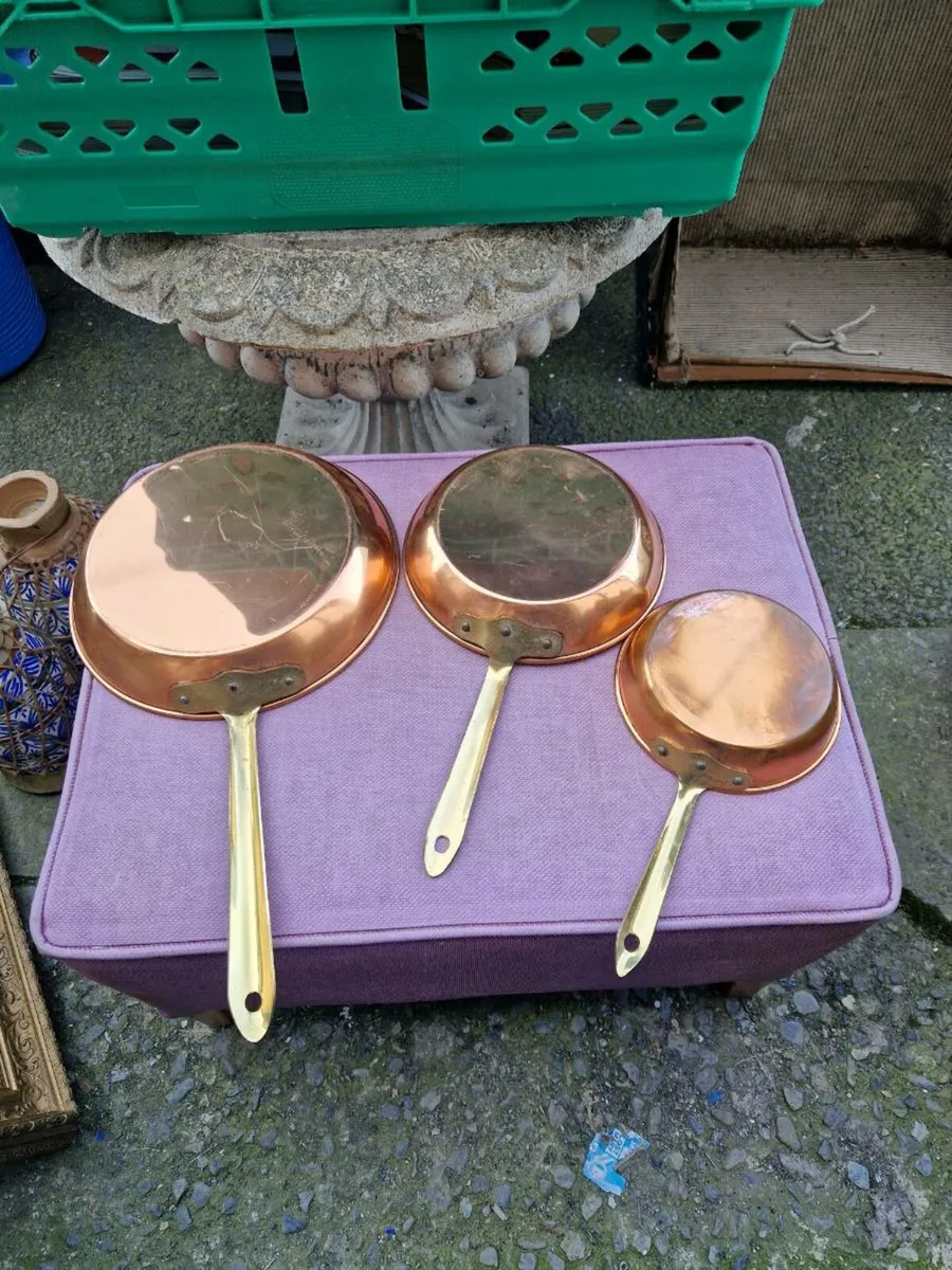 Copper Decorative Frying Pan's - Image 2