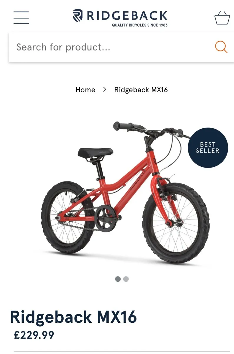 2 Kids Ridgeback Bikes (16”) - Image 2