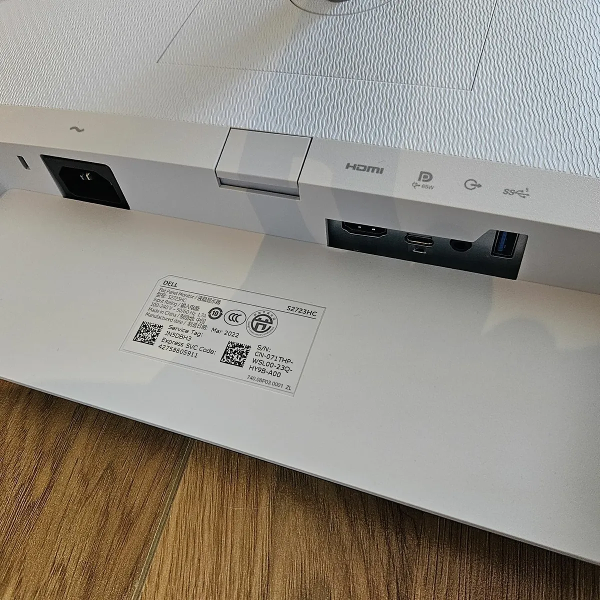 Dell S2723HC 27" Full HD Monitor - USB-C + HDMI - Image 3
