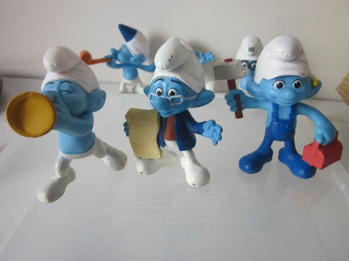 Eight 2013 Mc Donalds Smurfs 2 Movie Happy Meal T - Image 3