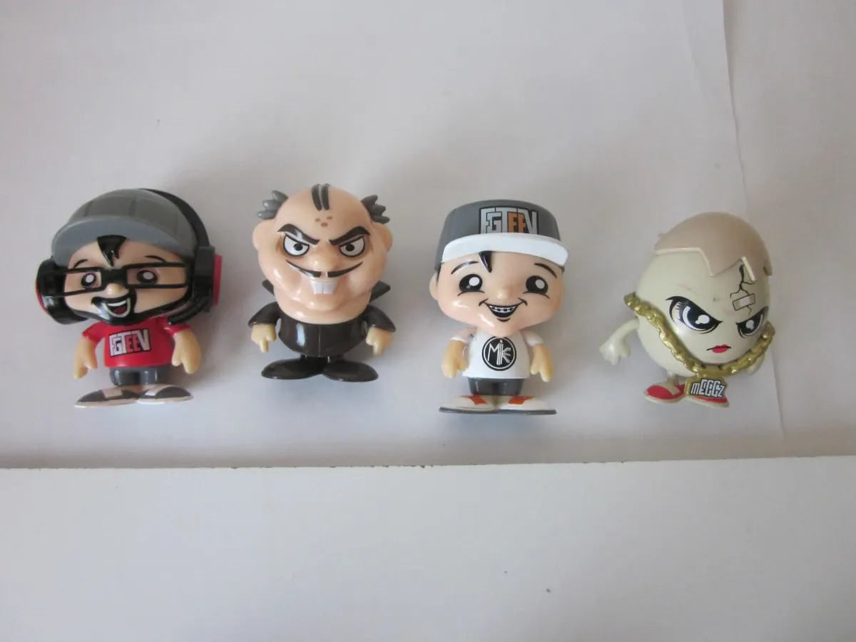 Four FGTEEV   Mini Action Figures 2.5” Season 1 B - Image 1