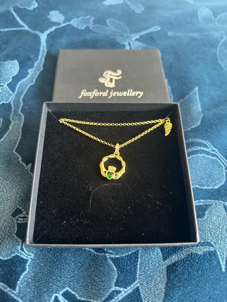 Brand New Claddagh Necklace - Foxford Jewellery - Image 2