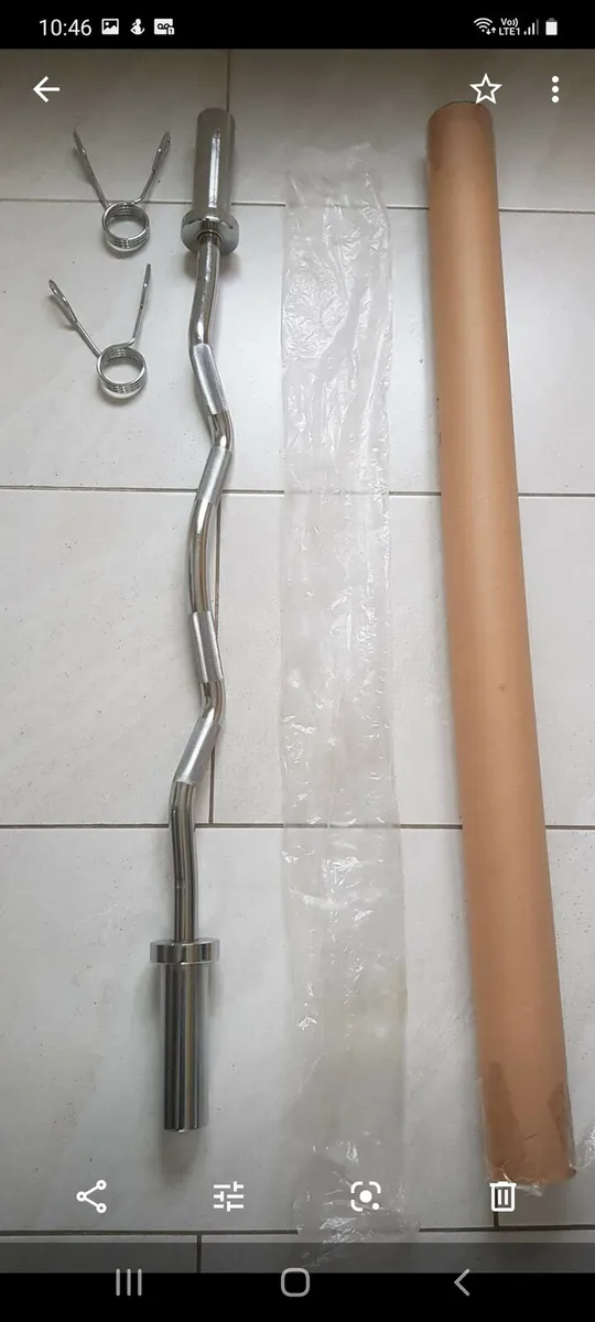 Brand new Olympic ez curl bar - Image 1