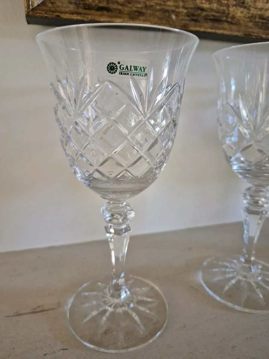Galway crystal cut glas - Image 1