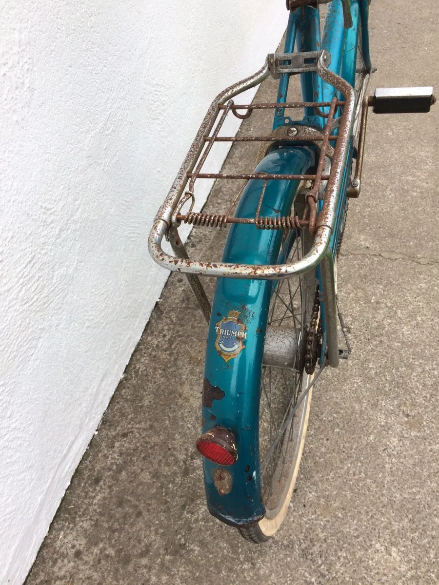 Vintage Triumph Twenty Bicycle for Sale - Image 2