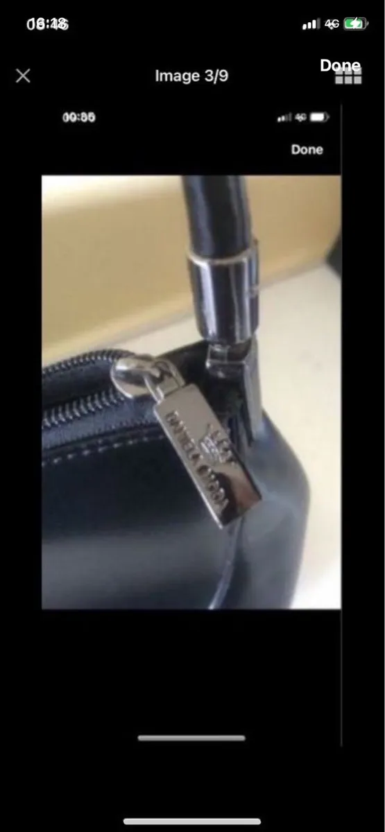 Daniela Moda Leather Handbag - Image 3