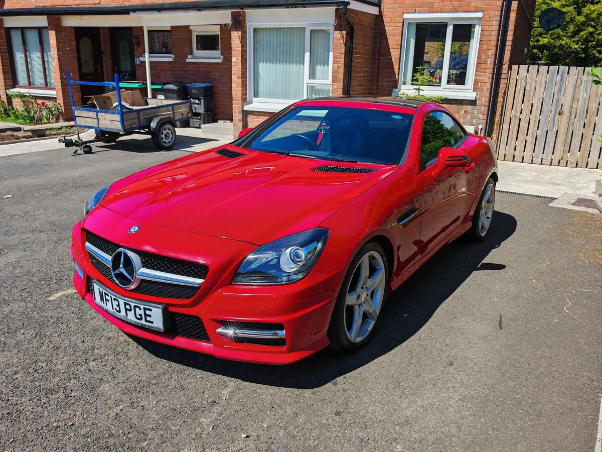 Low milage  mercedes slk 250 AMG blue efficiency - Image 1