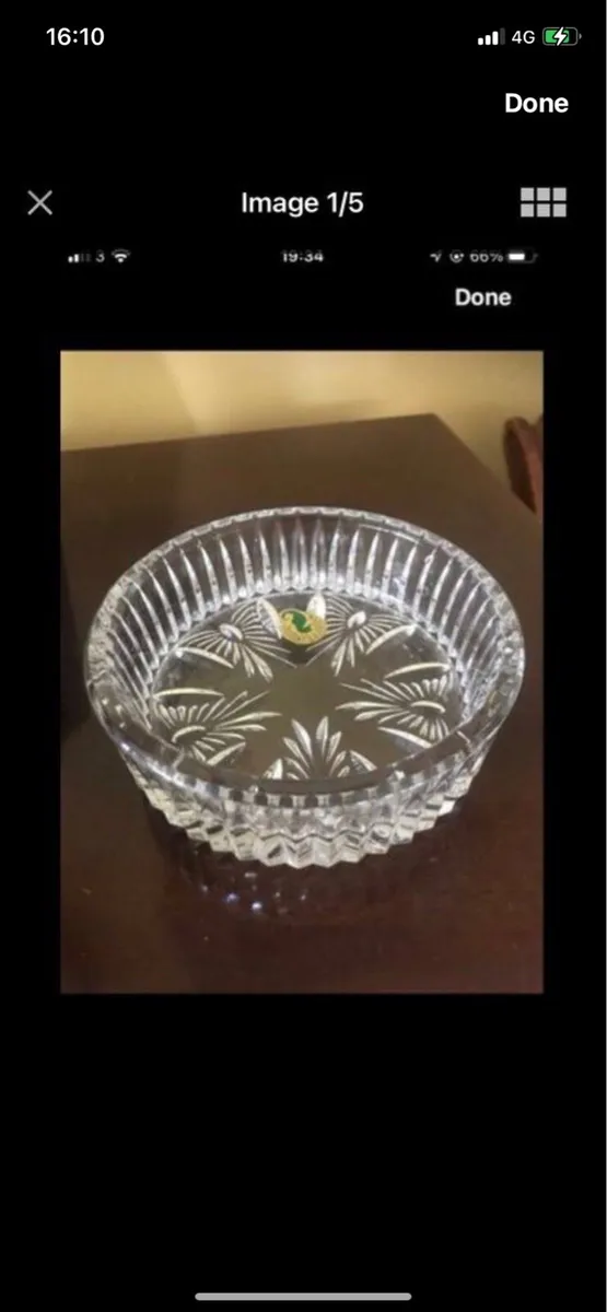 Waterford Crystal Millennium Wine Coaster - Image 1