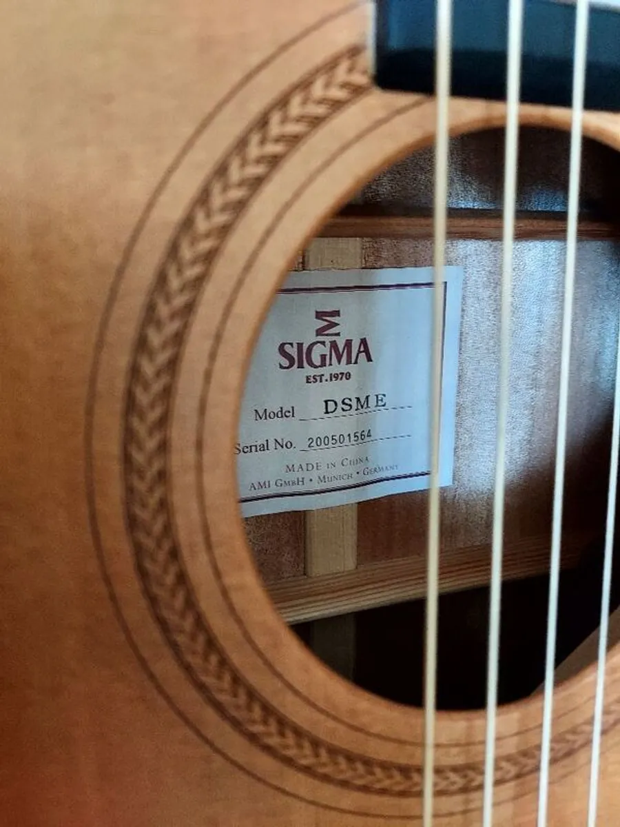 Sigma DSME Legendary Semi Acoustic Guitar - Image 1