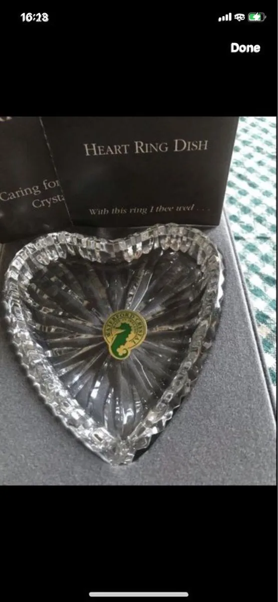 Vintage Waterford Crystal Ring Dish - Image 1