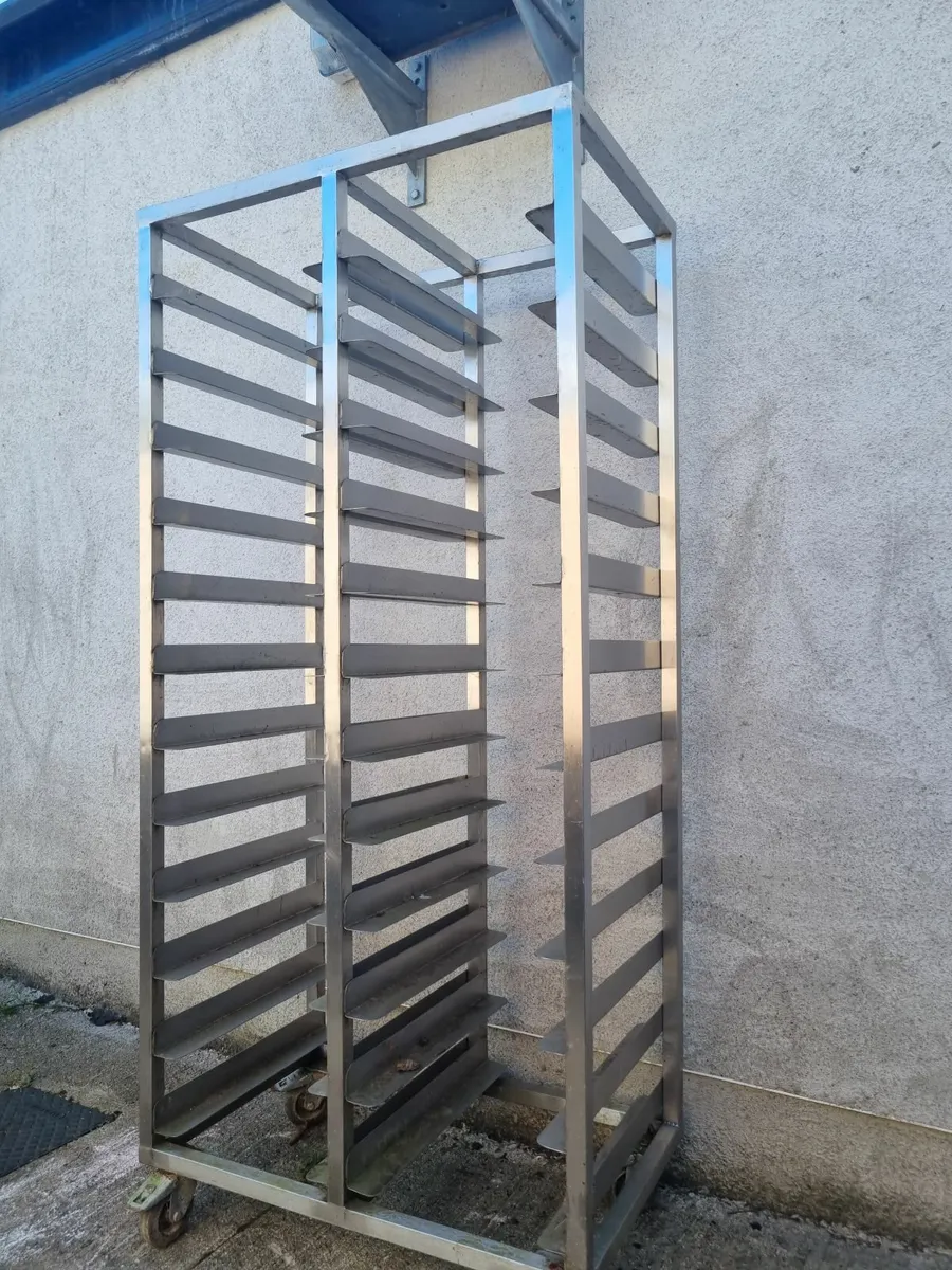 Stainless steel trolley - Image 2