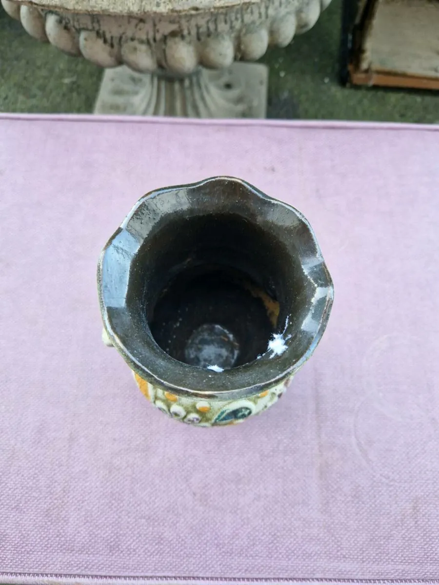 Vintage Retro 1960's Floral Vase West Germany - Image 2