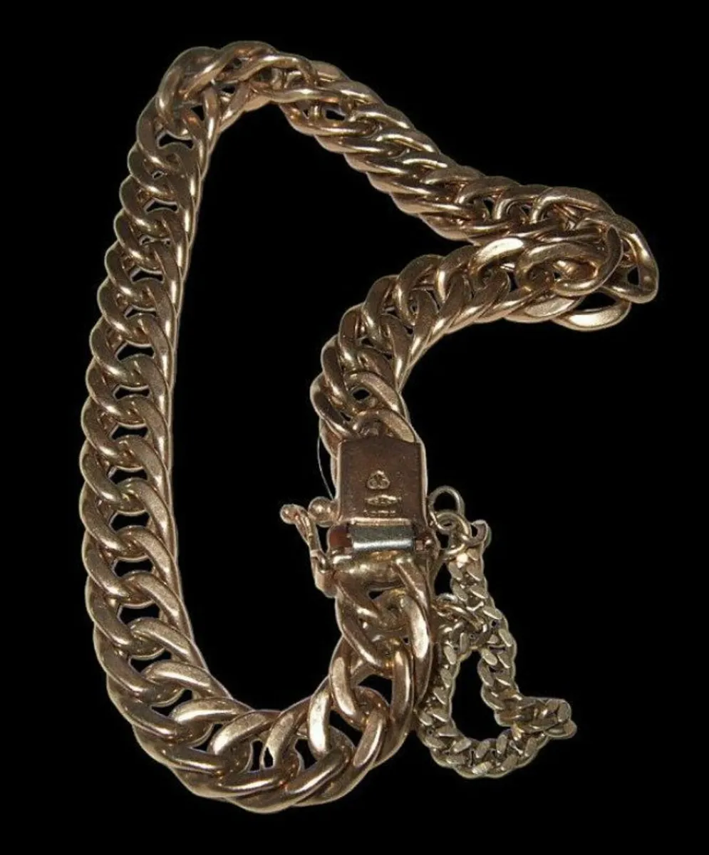 Vintage Hallmarked 9ct Gold Bracelet - Image 2