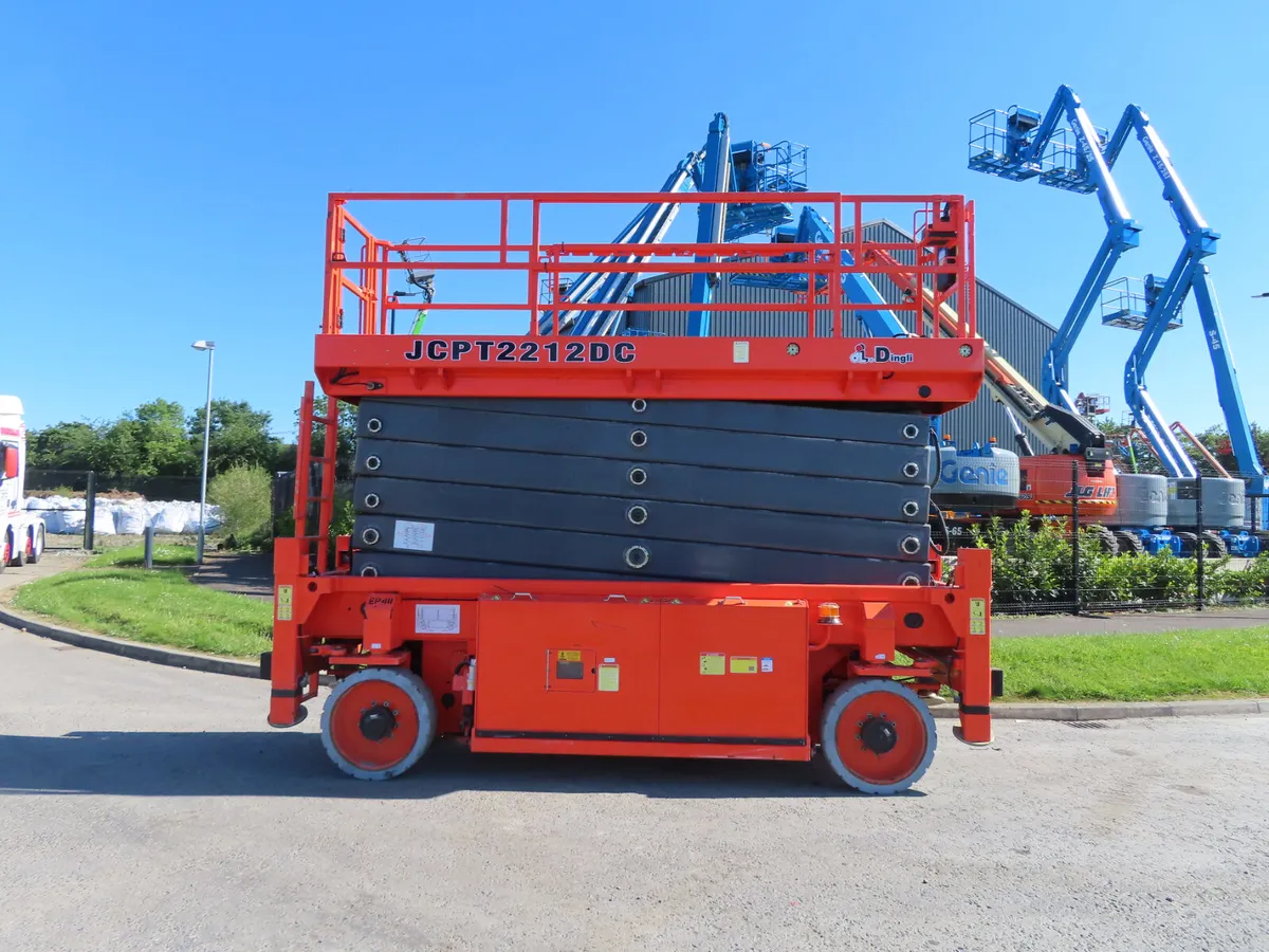Dingli JCPT 2212 DC Electric Scissor Lift YOM 2021 - Image 1