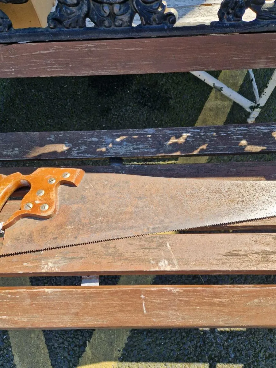 Vintage Hand Saw - Image 3