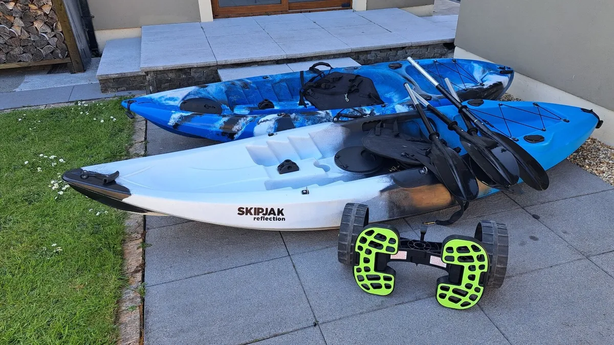 Skipjak Atlas & Reflection Kayaks with extras - Image 1