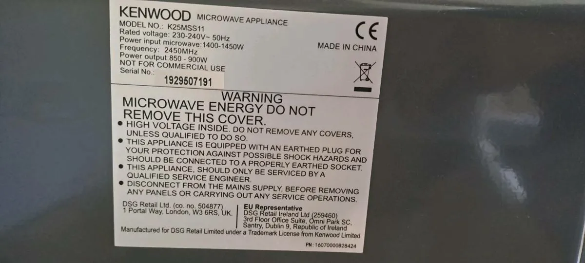 Kenwood Microwave - Image 3