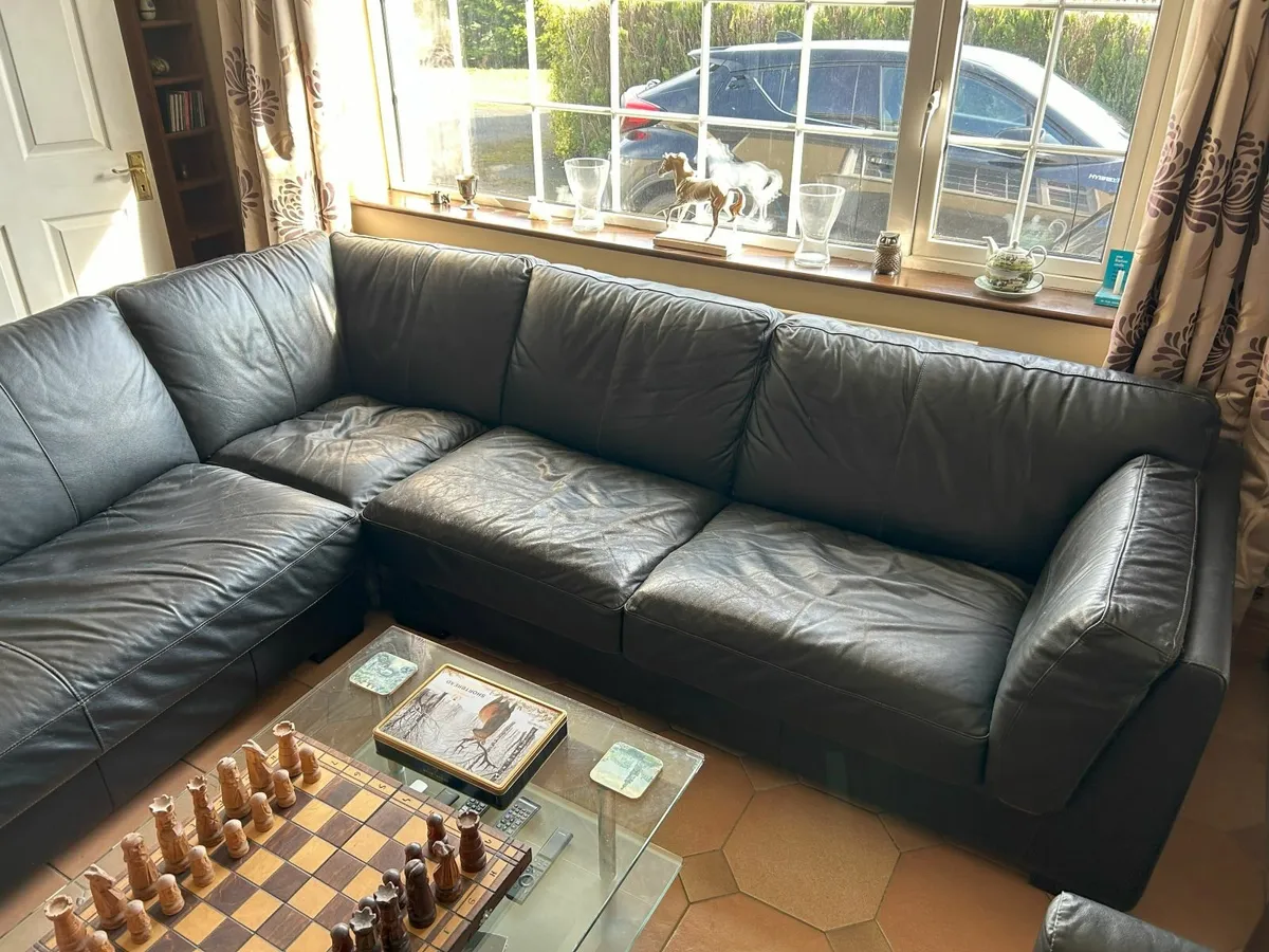 Leather Sofa - Image 3