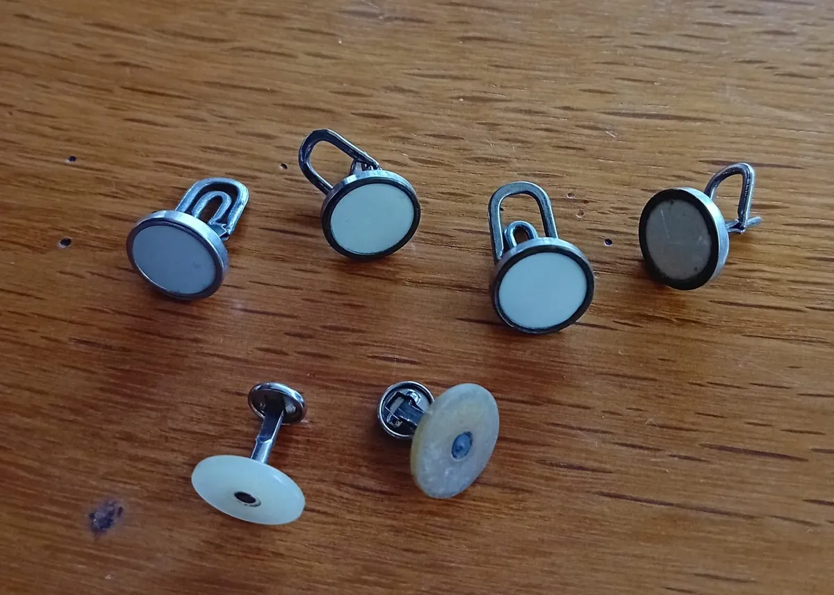 Three sets of small cufflinks