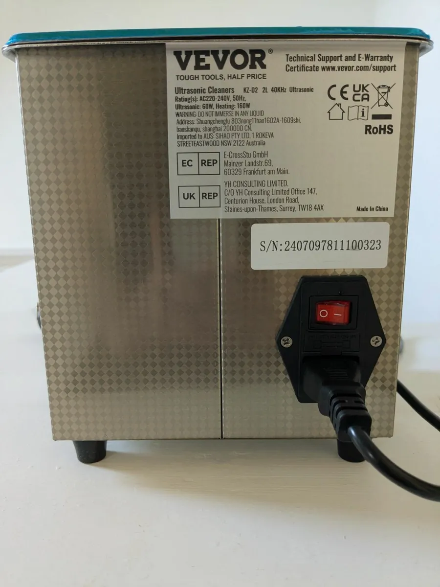 VEVOR Ultrasonic Cleaner with Digital Timer & Heat - Image 3