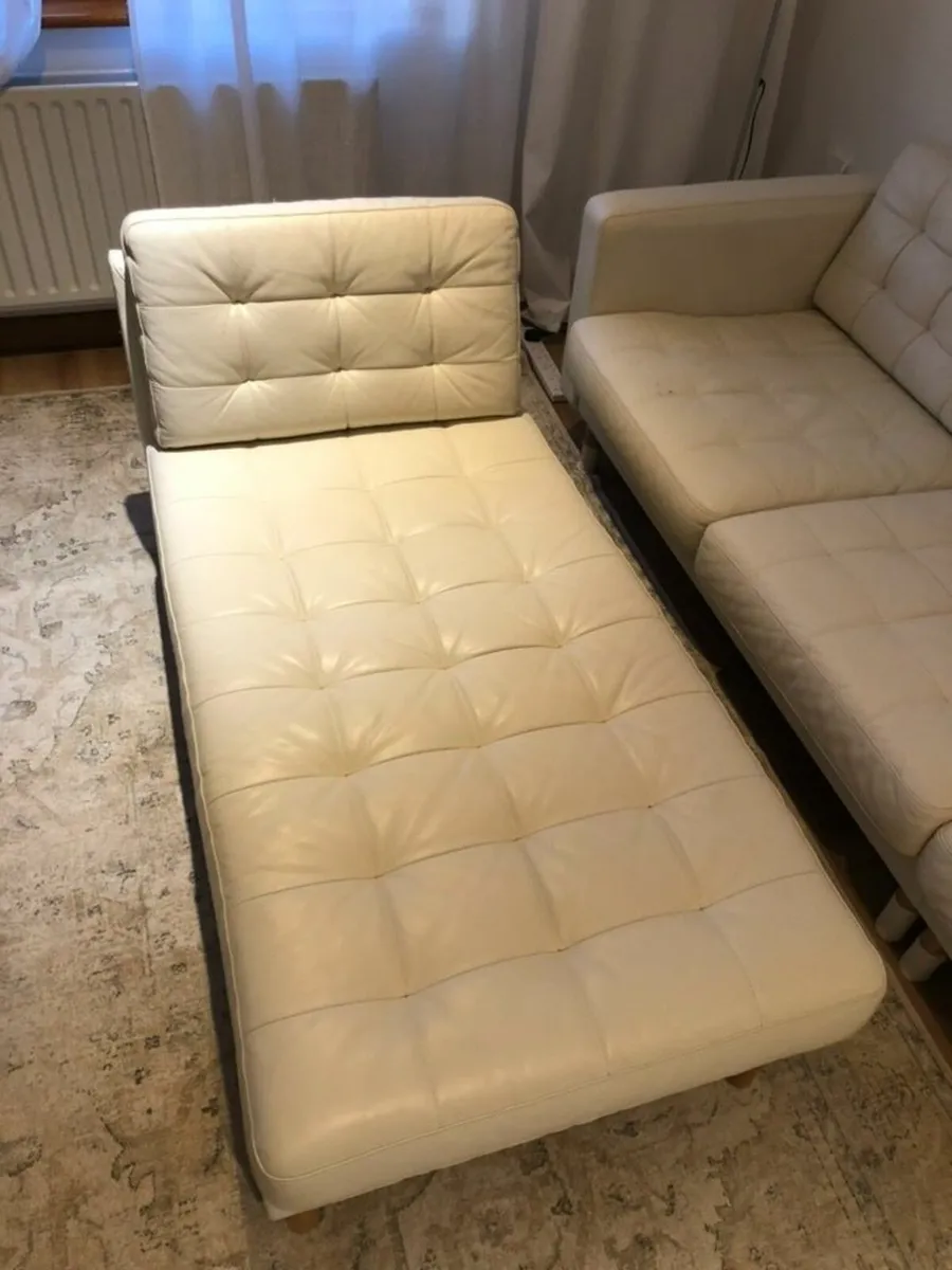 IKEA Landskrona Chaise longue, add-on unit in beig - Image 1