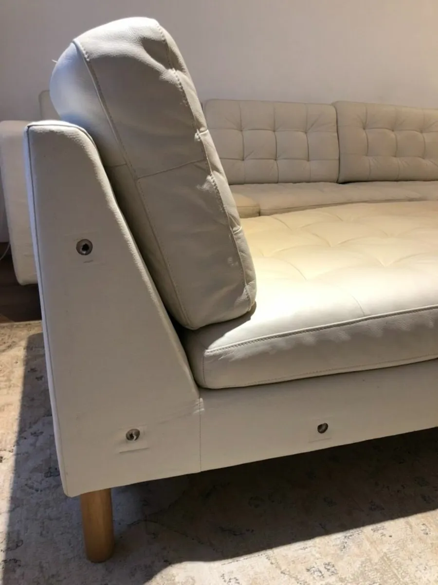 IKEA Landskrona Chaise longue, add-on unit in beig - Image 4
