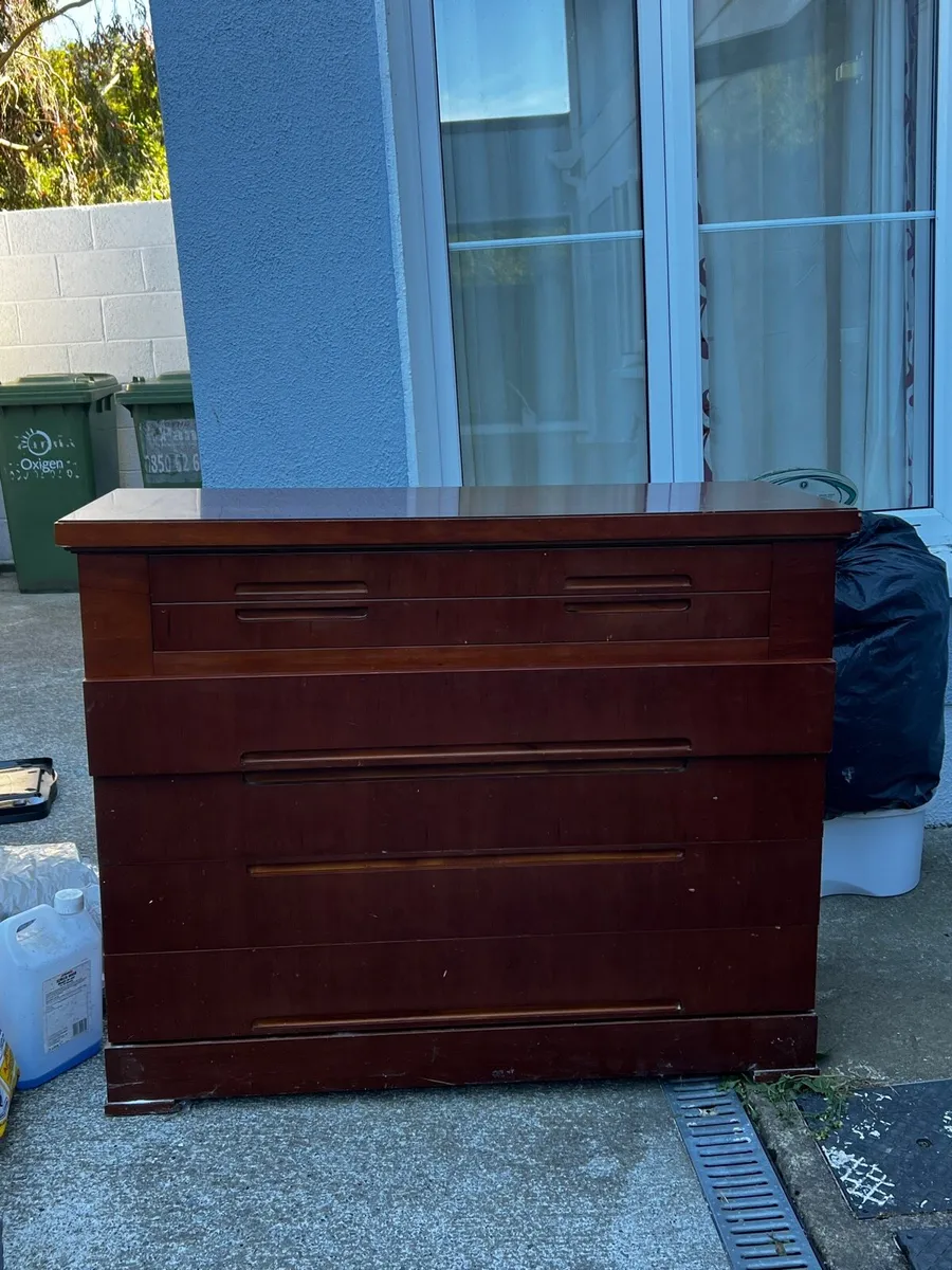 Solid Wood 4-Drawer Dresser — Great storage! - Image 1