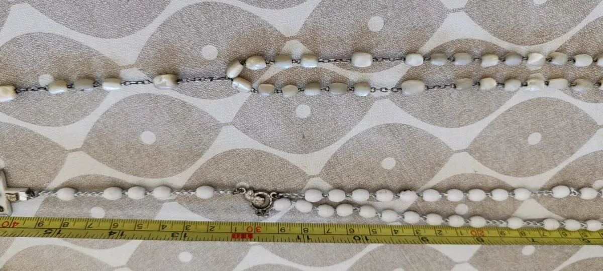 2 vintage, Italian Rosary beads - Image 2