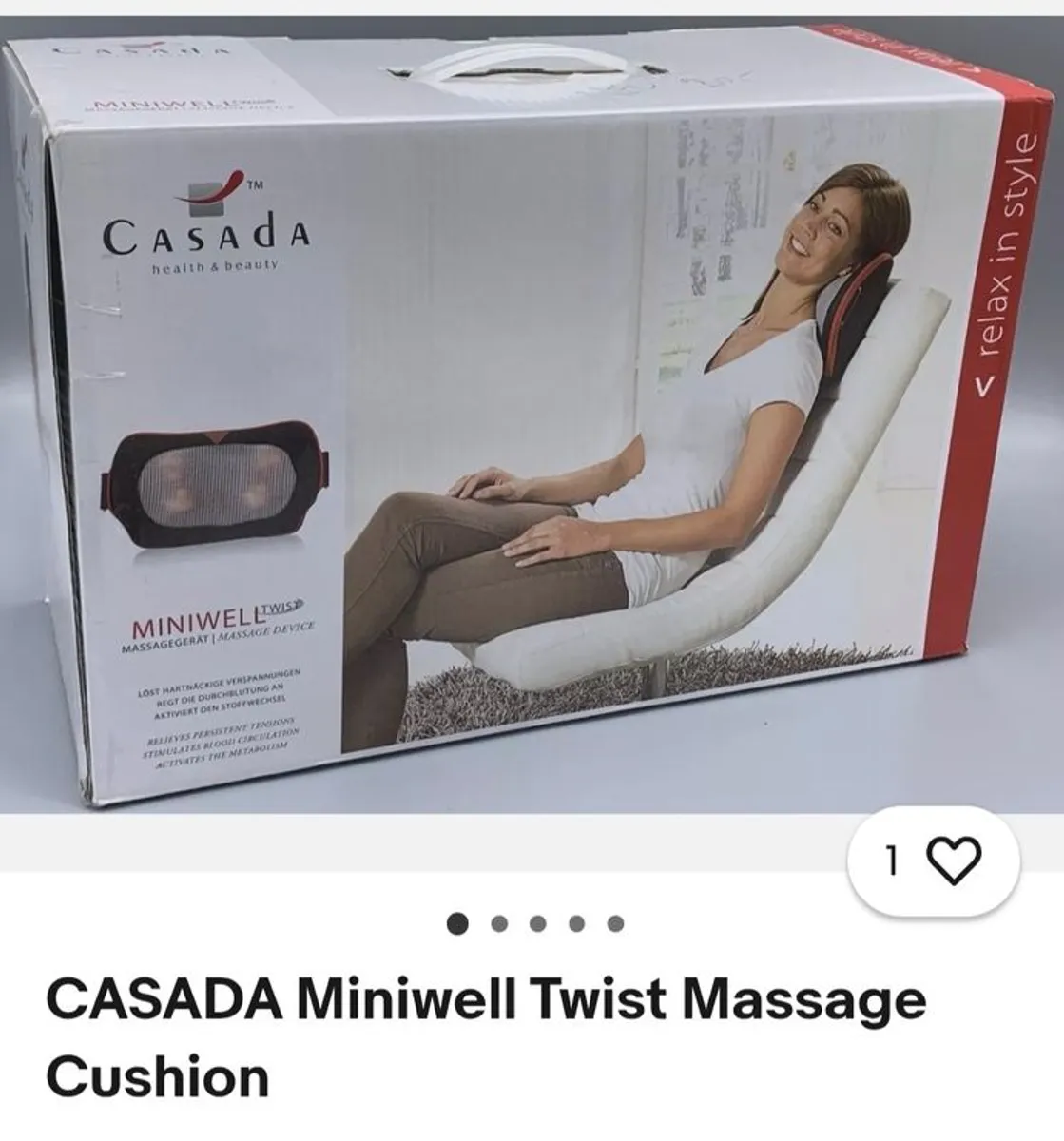 New Massage..Shiatsu .therapeutic.electric..heated - Image 2
