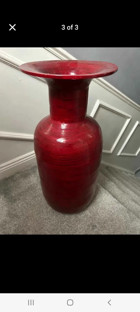 Bamboo flower wooden vase - Image 2