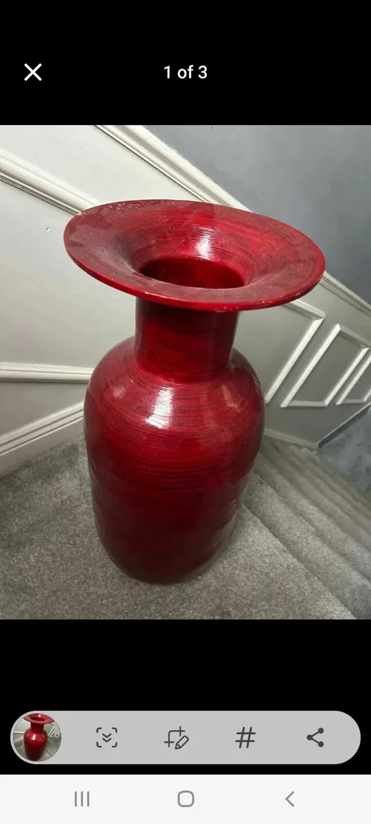 Bamboo flower wooden vase - Image 3