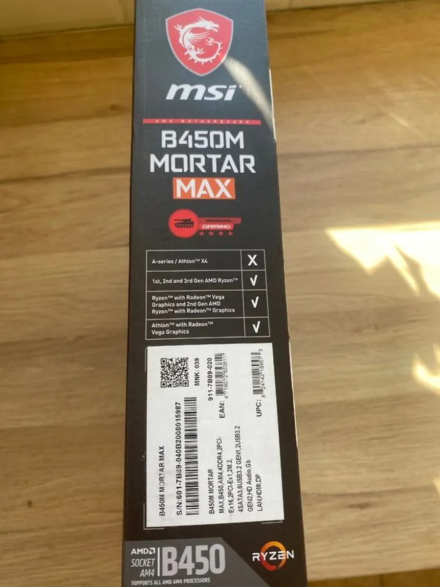 MSI B450m mortar max AMD motherboard - Image 4