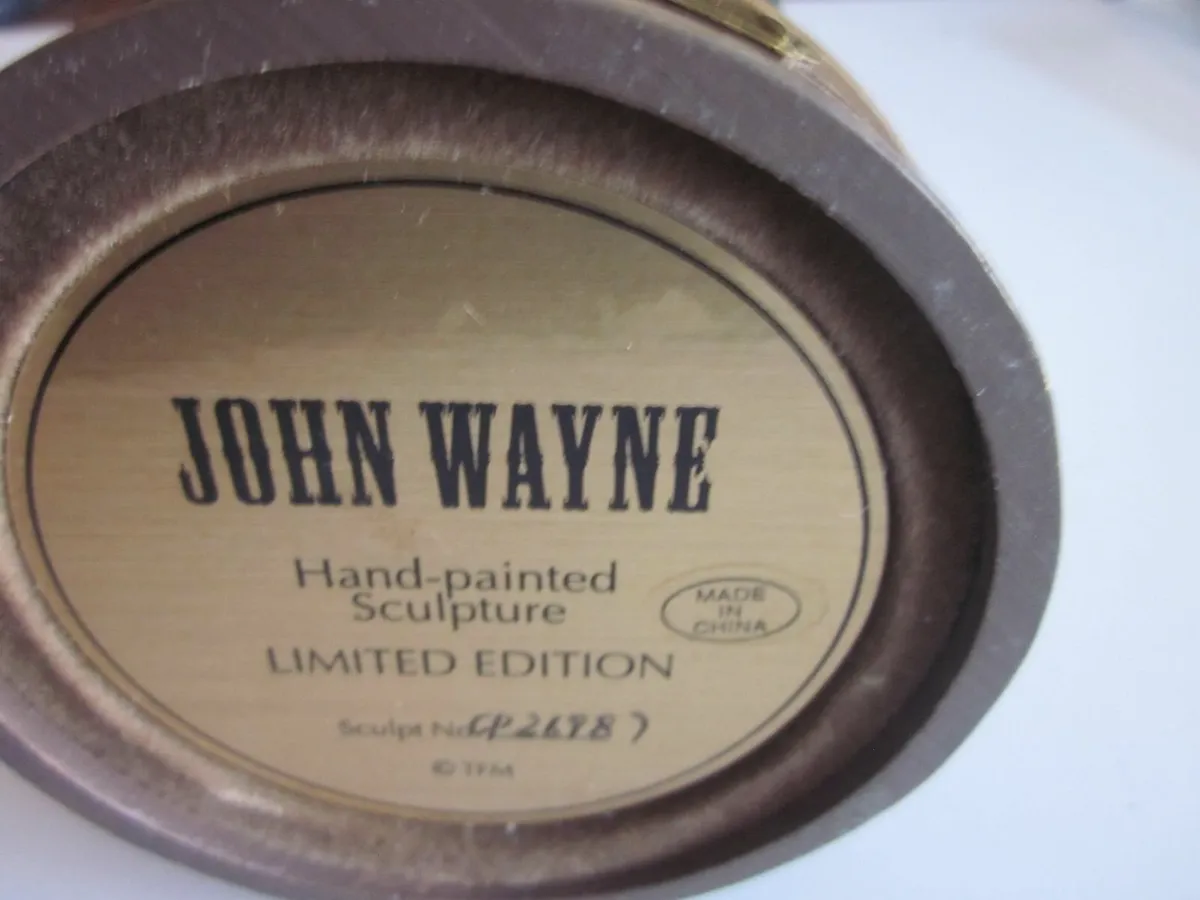 John Wayne Limit Edit Hand-Painted 5" Figure - Image 4