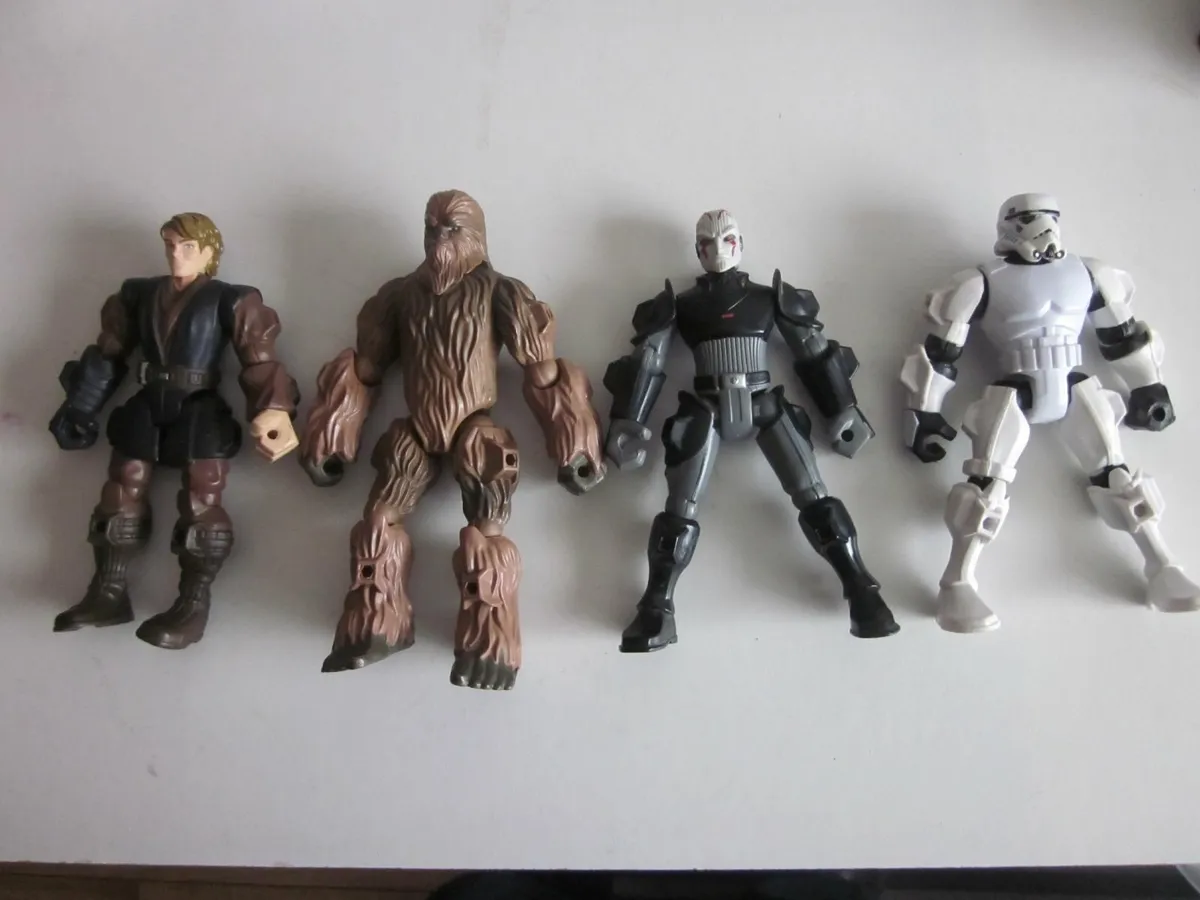 Four Hasbro  Star Wars Hero Mashers Figures - Image 1