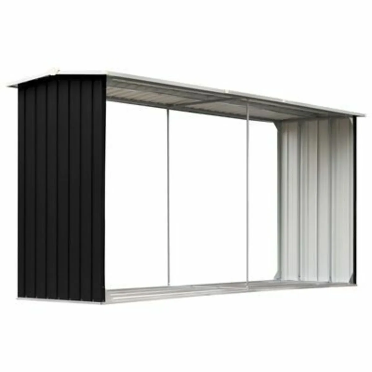 [Free P&P] New Garden Log Storage Shed 330x92x153 - Image 2