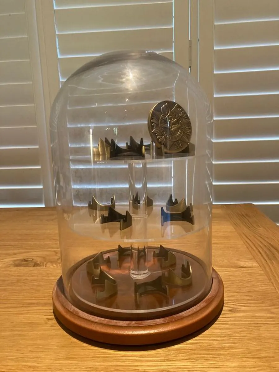 Rotating Glass Bell Jar Display Unit - Image 1