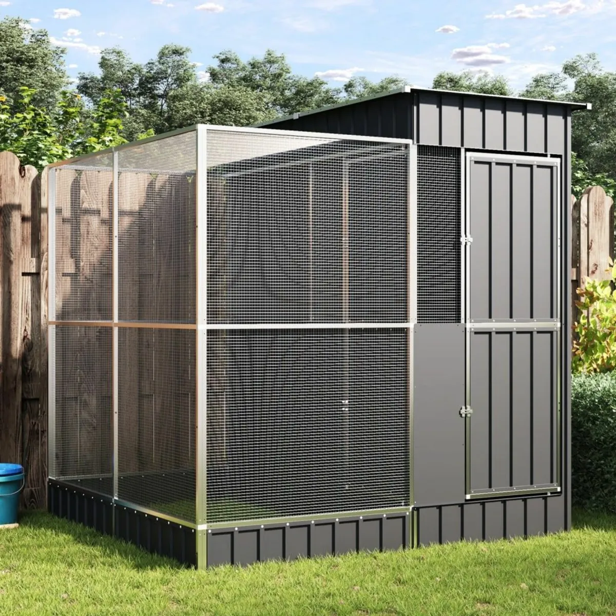 [Free P&P] New Aviary Bird Cage 209x203x216 - Image 1