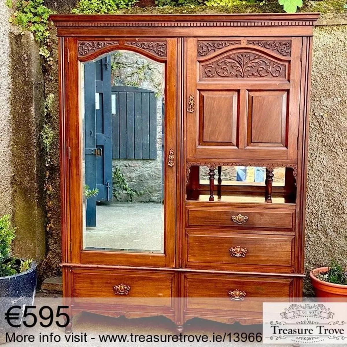 Vintage and Antique Wardrobe/Armoire - Image 4