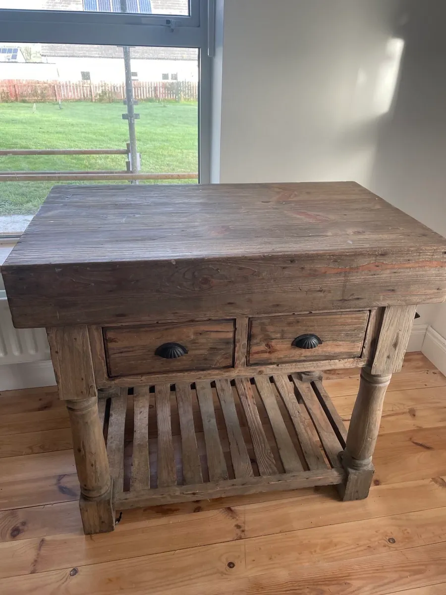Kitchen Island butchers block - Image 2