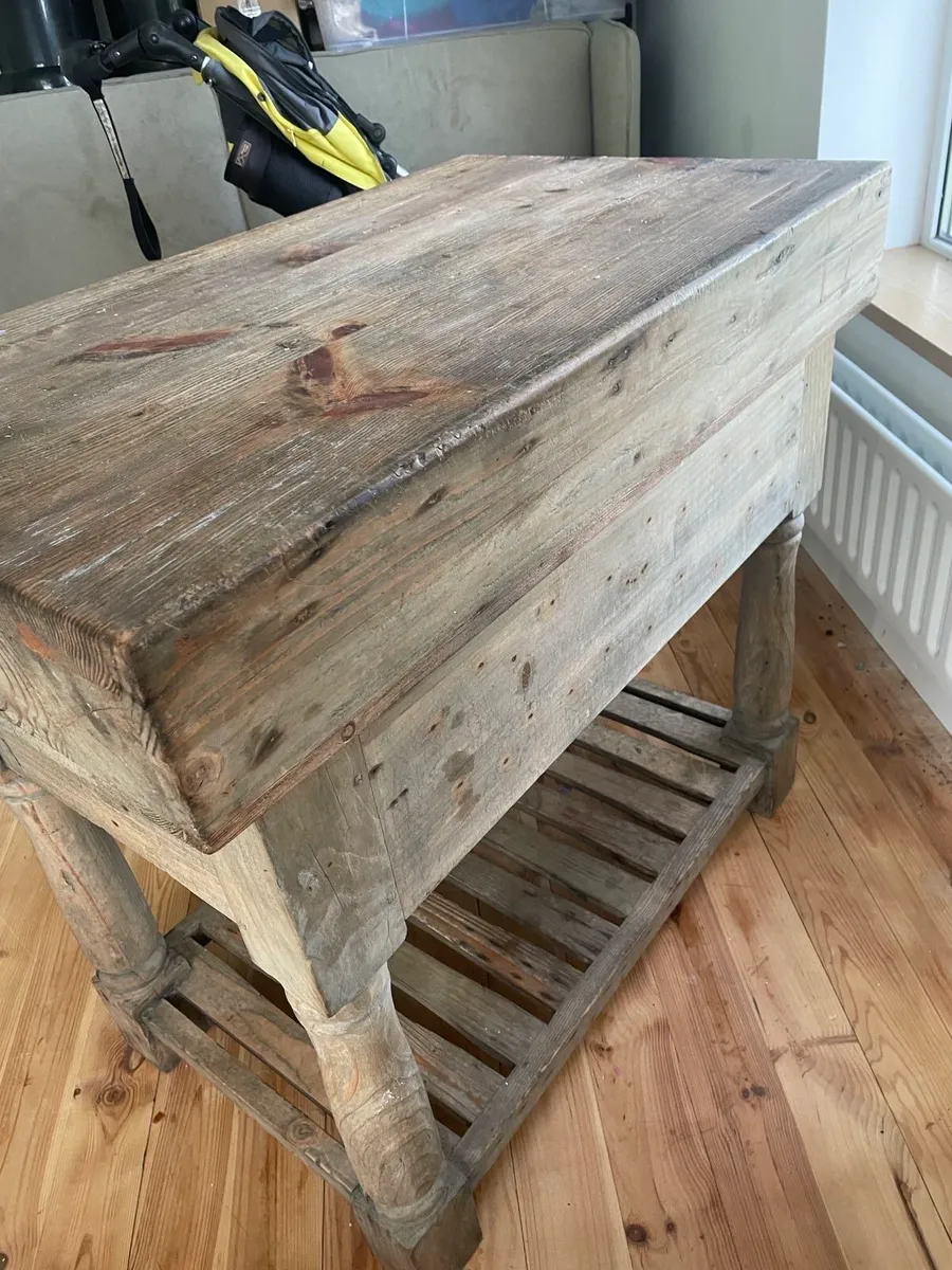 Kitchen Island butchers block - Image 4