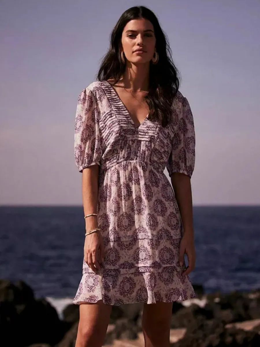 Mint Velvet floral print mini dress (worth €149) - Image 1