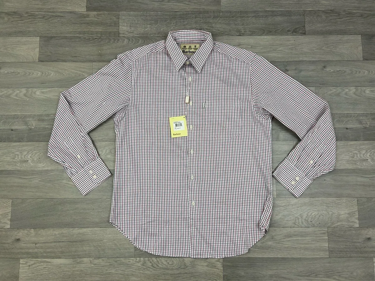 NEW Barbour Check Shirt Mens Medium - Image 1