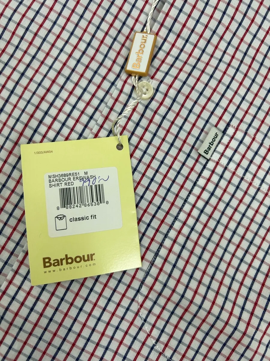 NEW Barbour Check Shirt Mens Medium - Image 4