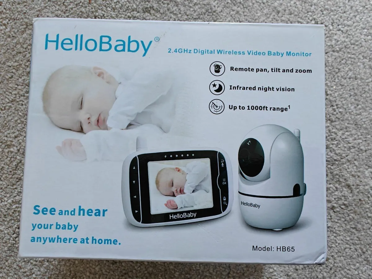 HelloBaby HB65 Baby Monitor Camera Only – Wireless - Image 1
