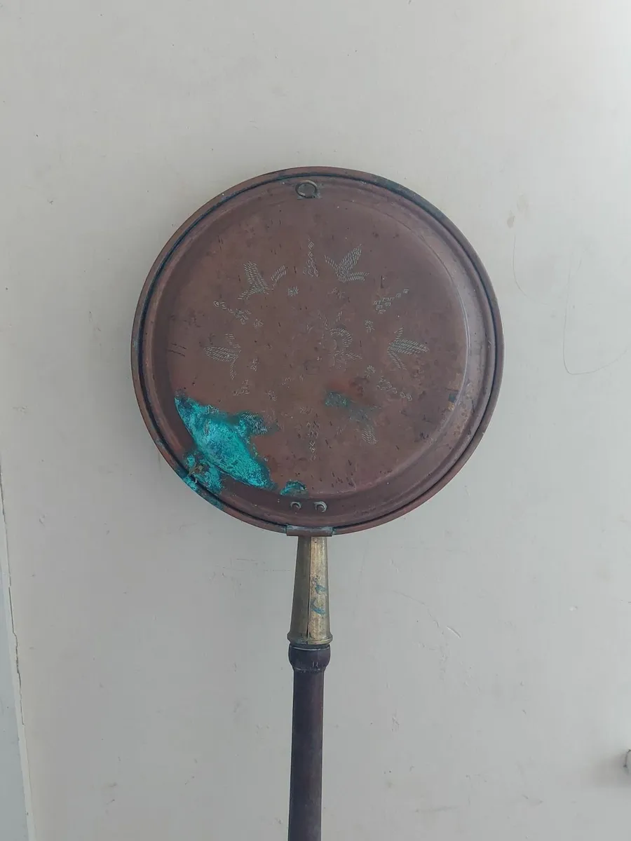 Antique victorian bed warmer - Image 2